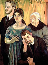 Self Portrait with Her Family 1910 By Suzanne Valadon