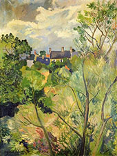 View from My Window in Genets Brittany 1922 By Suzanne Valadon