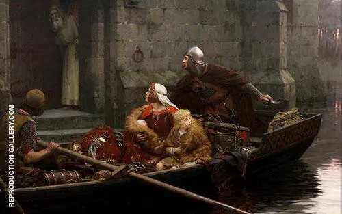 In Time of Peril 1897 By Edmund Leighton