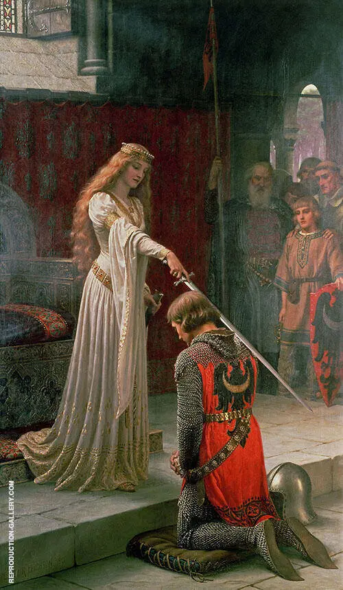 The Accolade 1901 By Edmund Leighton