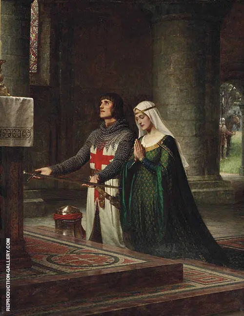 The Dedication 1908 By Edmund Leighton