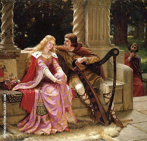 Tristan and Isolde 1902 By Edmund Leighton