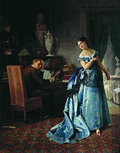 Before The Ball 1872 By Firs Sergeyevich Zhuravlev