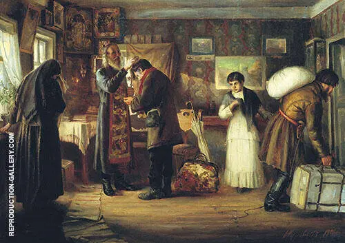 The Blessing 1901 By Firs Sergeyevich Zhuravlev