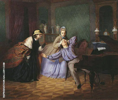 Who's There 1862 By Firs Sergeyevich Zhuravlev