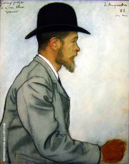 Albert Grenier 1889 By Louis Anquetin