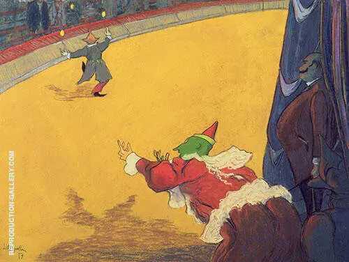 Circus Scene at The Circus 1887 II By Louis Anquetin