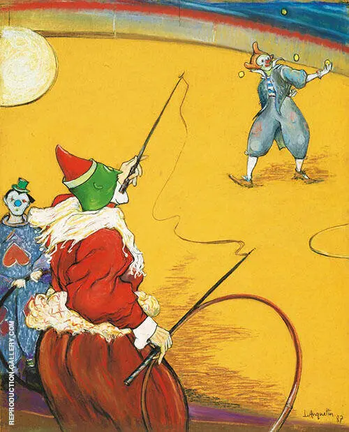 Circus Scene at The Circus 1887 By Louis Anquetin