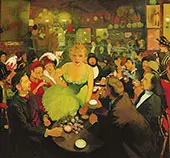 Inside Bruants Mirliton 1886 By Louis Anquetin