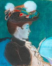 Reading Woman 1890 By Louis Anquetin