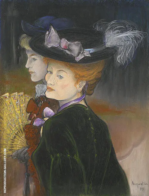Two Ladies in The Wood 1889 By Louis Anquetin