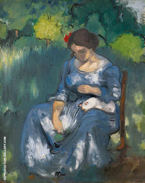 Women with a Cat 1892 By Louis Anquetin