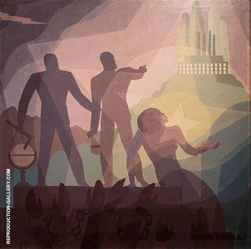 Aspiration 1936 By Aaron Douglas