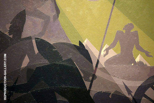 Let My People Go by Aaron Douglas | Oil Painting Reproduction