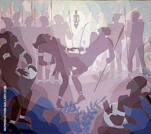 Study for Gods Trombones By Aaron Douglas