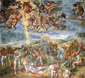 Conversion of Saul 1545 By Michelangelo