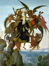 The Torment of Saint Anthony 1487 By Michelangelo