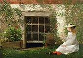 The Four Leaf Clover 1873 By Winslow Homer