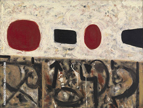 Flotsam at Noon 1952 by Adolph Gottlieb | Oil Painting Reproduction
