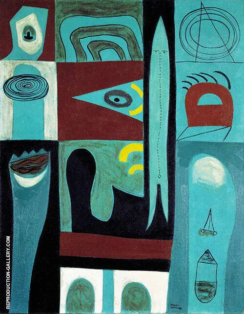 Night Voyage 1946 By Adolph Gottlieb