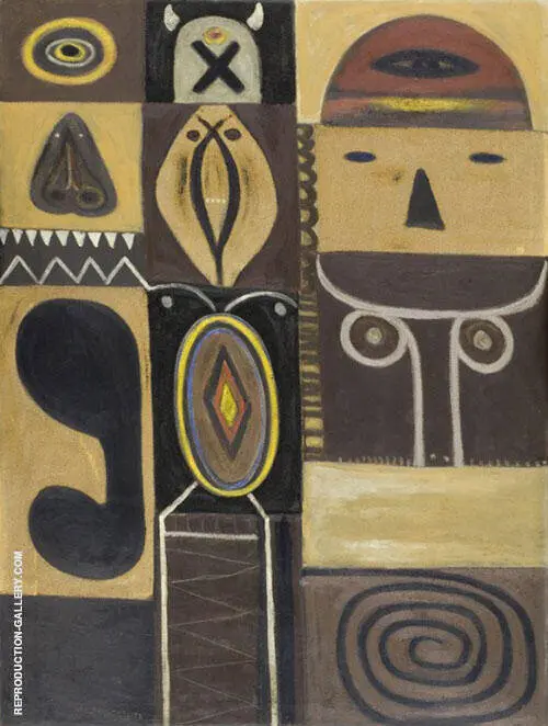 Totem 1947 By Adolph Gottlieb