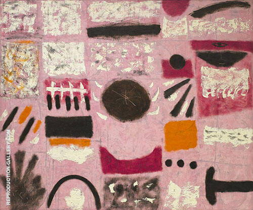 Tournament 1951 by Adolph Gottlieb | Oil Painting Reproduction