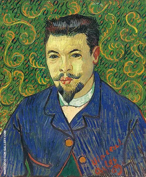 Portrait of Doctor Felix Re By Vincent van Gogh