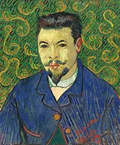 Portrait of Doctor Felix Re By Vincent van Gogh
