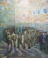 The Round of The Prisoners 1890 By Vincent van Gogh