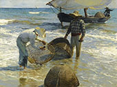 The Fishermen Valencia By Joaquin Sorolla