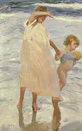 Two Sisters Valencia By Joaquin Sorolla