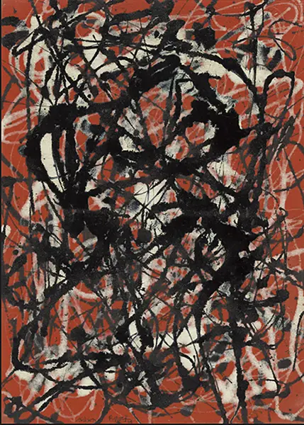 Free Form 1946 2 By Jackson Pollock (Inspired By)