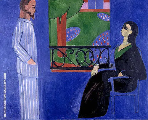 Conversation c1911 By Henri Matisse
