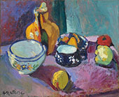 Dishes and Fruit 1901 By Henri Matisse