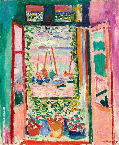 Open Window Collioure 1905 by Henri Matisse | Oil Painting Reproduction