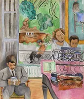 Portrait de Famille The Music Lesson 1917 By Henri Matisse