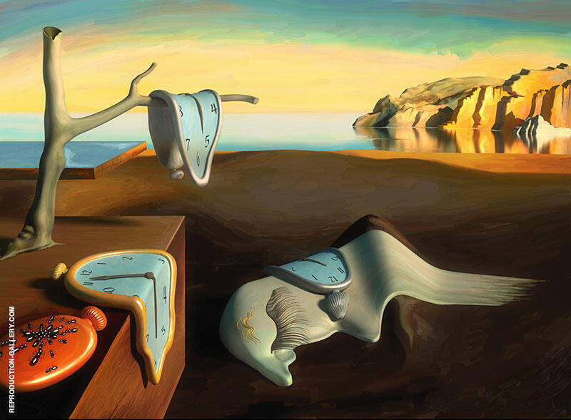The Persistence of Memory Painting By Salvador Dali - Reproduction Gallery