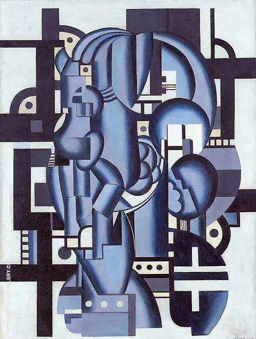 Composition in Blue c1921 By Fernand Leger