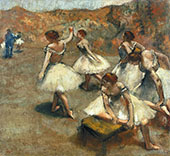 Dancers on The Stage c1899 By Edgar Degas
