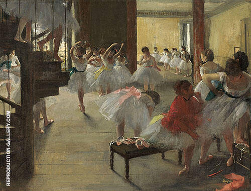 The Dance Class c1873 by Edgar Degas | Oil Painting Reproduction