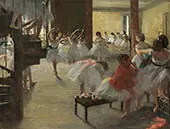The Dance Class c1873 By Edgar Degas