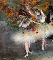 Two Dancers Entering The Stage c1878 By Edgar Degas