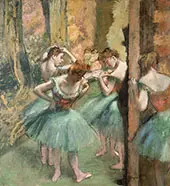 Dancers Pink and Green 1890 By Edgar Degas