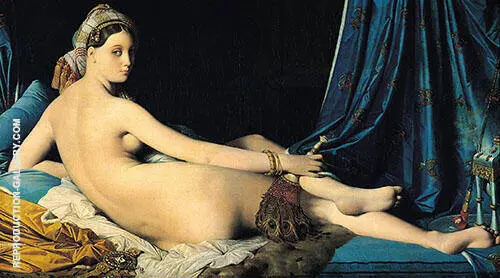 La Grande Odalisque 1814 By Jean Auguste Dominique Ingres