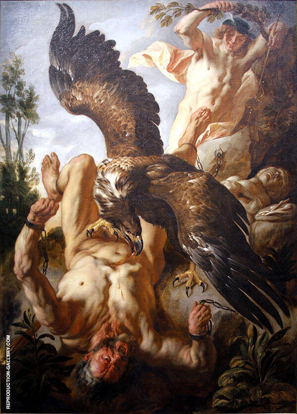 Prometheus Bound by Jacob Jordaens | Oil Painting Reproduction