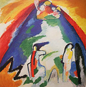 A Mountain 1909 By Wassily Kandinsky