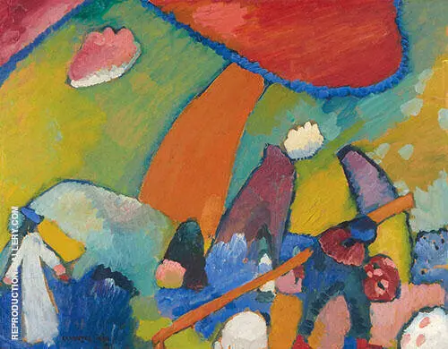 Beach Scene 1909 By Wassily Kandinsky