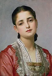 Portrait of Anita By Frederic Leighton