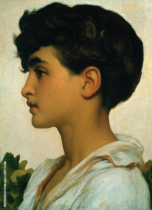 Portrait of Paolo by Frederic Leighton | Oil Painting Reproduction