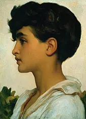 Portrait of Paolo By Frederic Leighton